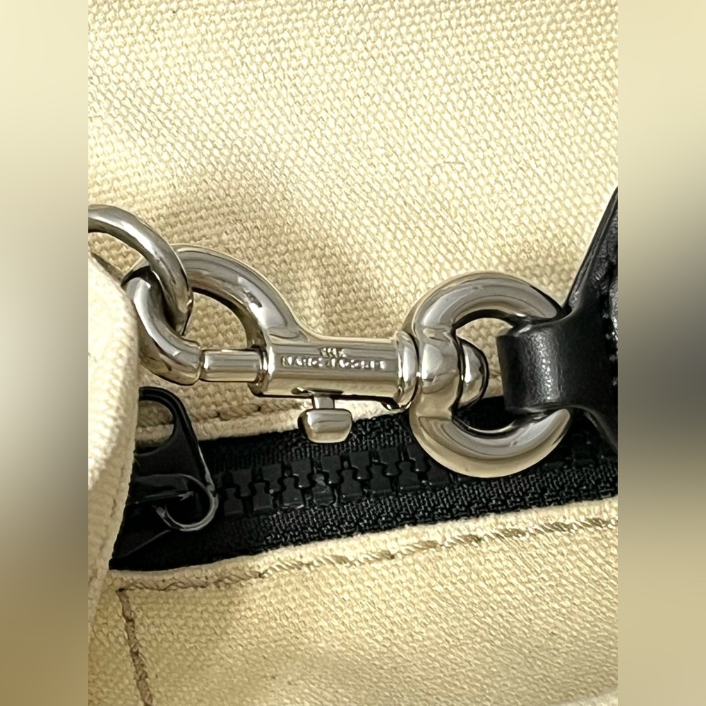 Marc Jacobs The Tote Bag Canvas Medium Beige - Picture 14 of 15